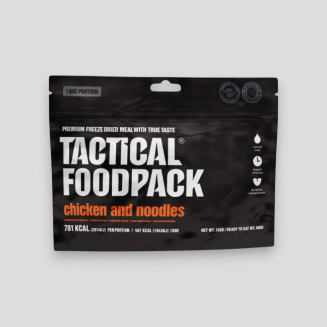 Maxi ración de supervivencia - Fideos con pollo - Tactical Foodpack