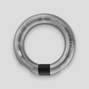 Multi-directional openable Ring Open - Anthracite Grey - Petzl