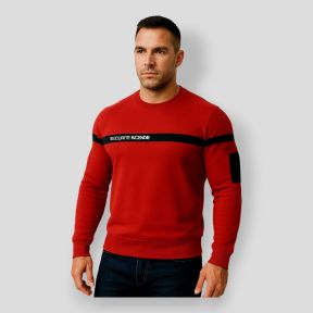 SWEAT SHIRT ROUGE SECURITE INCENDIE - Patrol Equipement