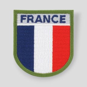Écusson de bras brodé sur velcro France - Haute visibilité
