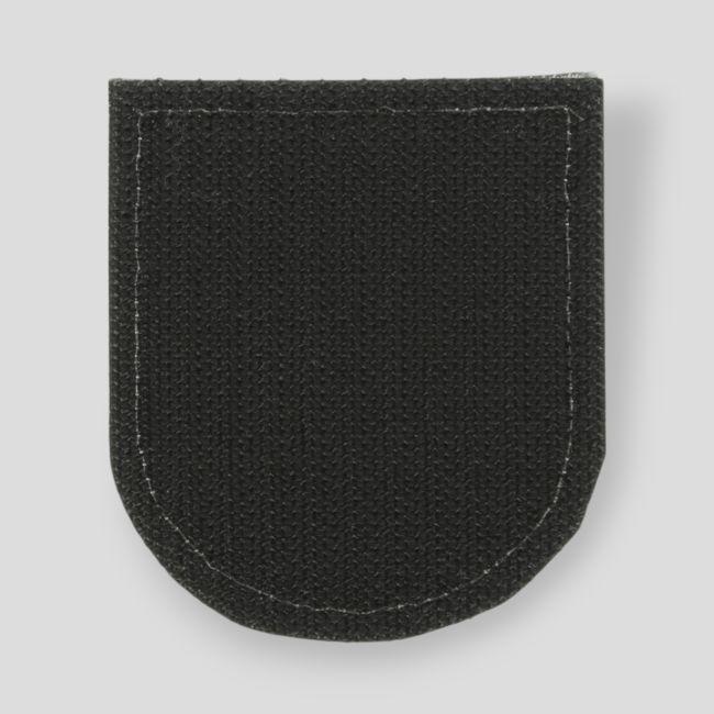 Emblema de Tecido com velcro França com contorno verde - Baixa visibilidade Verde