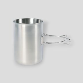 Tasse graduée avec poignée pliante 850ml acier inoxydable - Tatonka