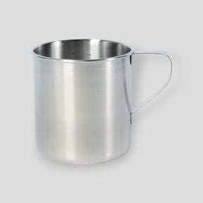 Graduierter Becher mit klappbarem Griff 500ml Edelstahl - Tatonka