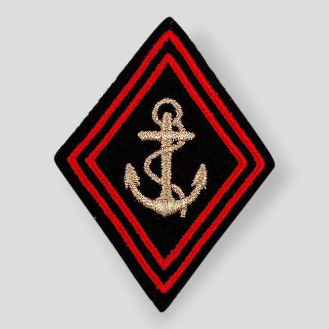 Scudetto a losanga delle Truppe di Marina dorato - Ares