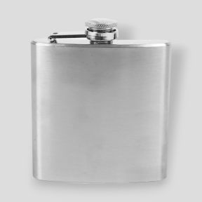 Edelstahl-Flachmann 200ml - Ares