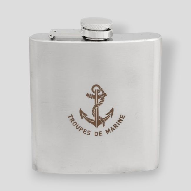 Fiaschetta in acciaio inox 200ml Truppe di Marina - Ares