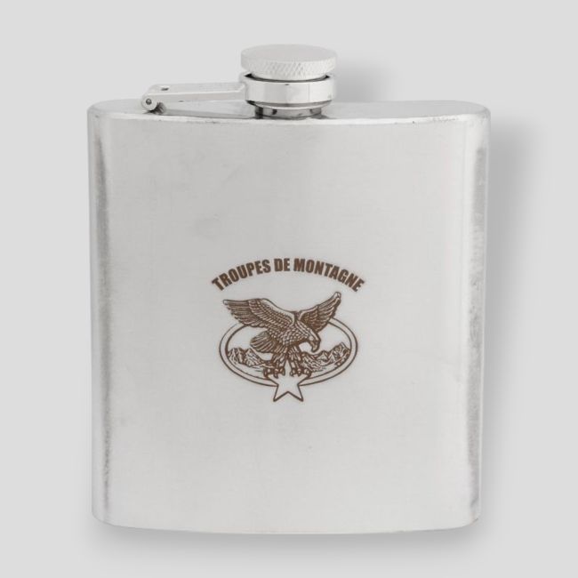 Fiaschetta in acciaio inox 200ml Truppe di Montagna - Ares