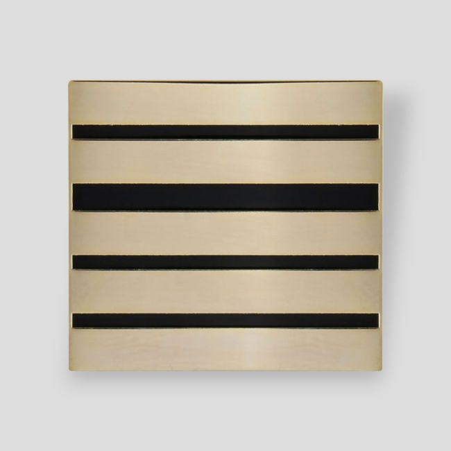 Insignia de gorra metálica del Ejército de Tierra - Coronel Dorado