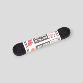 Ronde zwarte katoenen veters 60cm - Ares