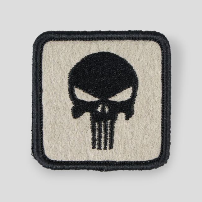 GEBORDUURDE SCHEDEL PATCH - Ares