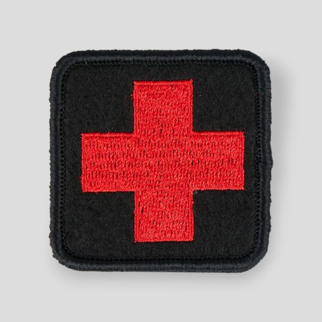 PATCH CRUZ VERMELHA HV BORDADO - Ares
