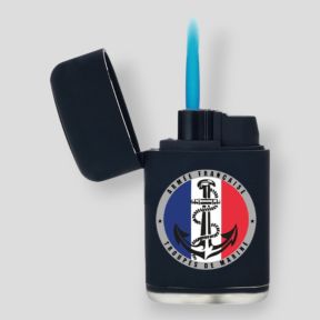 Isqueiro Tempestade Troupes de Marine França - Preto - Summit Outdoor Lifestyle