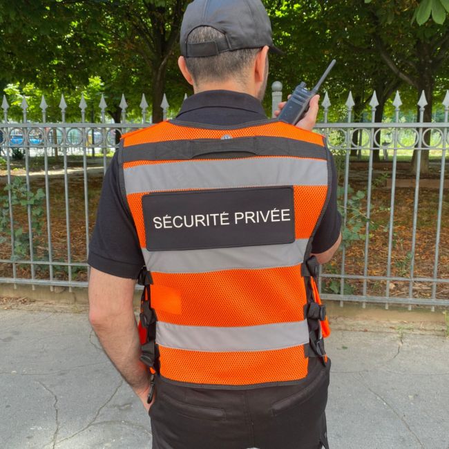 Kamizelka Thor Mesh Ochrona Prywatna - Pomarańczowa - VVS