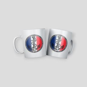 Taza Tropas de Marina Francia - Blanca - Summit Outdoor Lifestyle