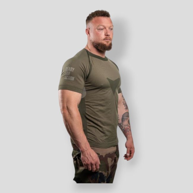 T-shirt FLIGHT Active Line (10°C e +) - Ranger Green - Summit Outdoor