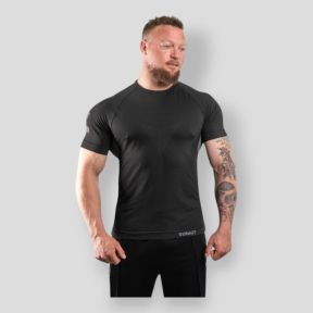 T-shirt FLIGHT Active Line (10°C e +) - Nero - Summit Outdoor