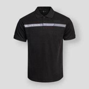 Polo com faixa cinza Segurança Privada Sécu-One - Preto - A10 Equipment