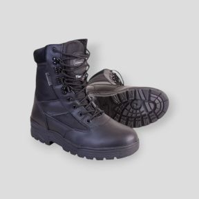 Buty Patrol skóra/nylon - Czarne - Kombat Tactical