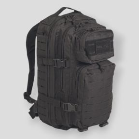 Rugzak US ASS. PACK laser Cut 20L Zwart - Miltec