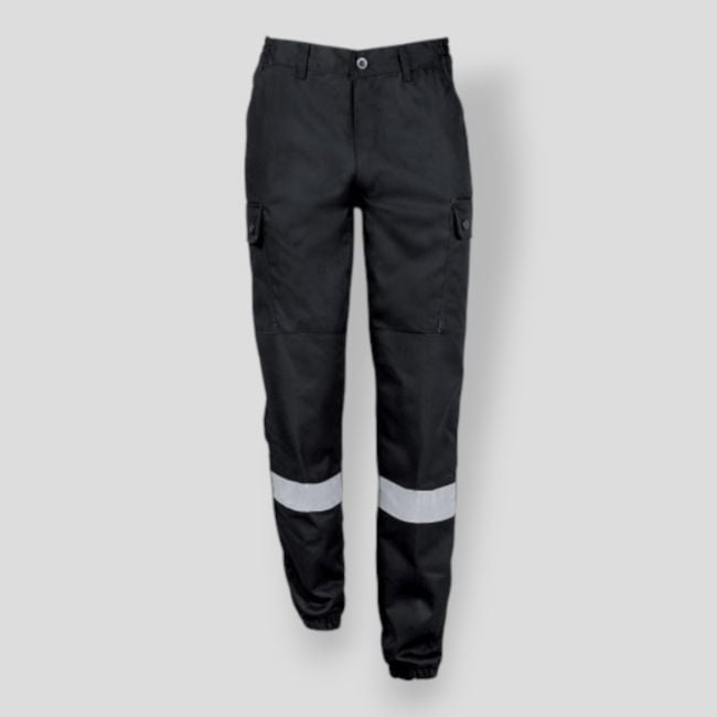 Pantalón de seguridad con bandas reflectantes - Negro - CityGuard