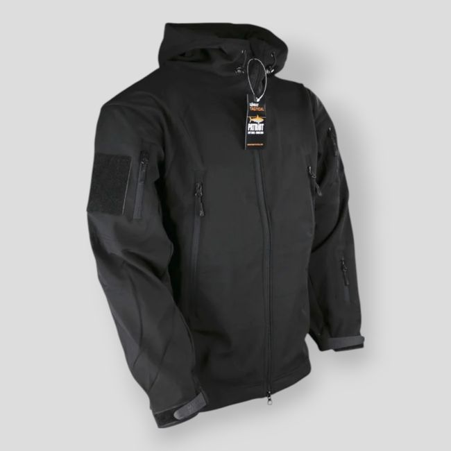 Chaqueta Softshell Patriot - Negro - Kombat Tactical