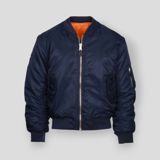 Blue MA-1 aviation bomber jacket - Fostex Garments Blue MA-1 aviation bomber jacket - Fostex Garments
