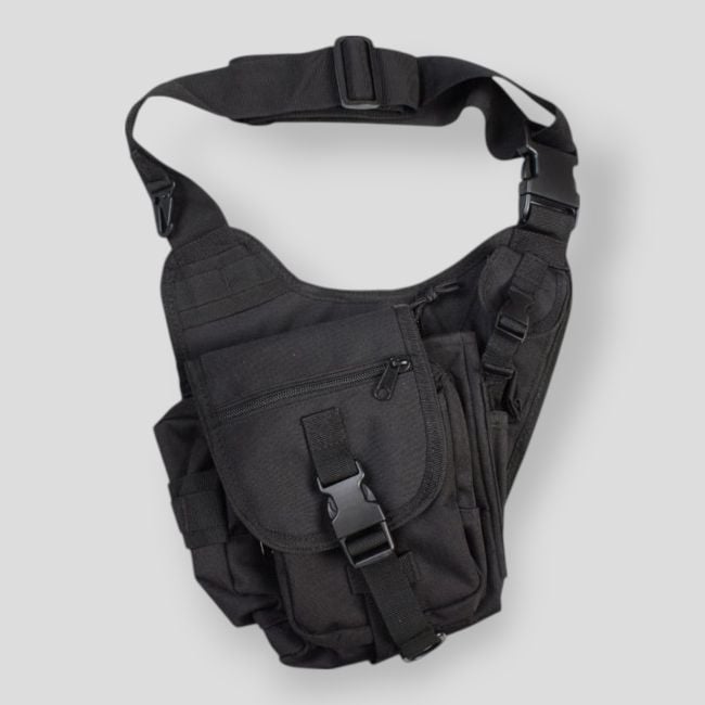 Bolsa bandolera 7L - Negra - Kombat Tactical Bolsa bandolera 7L - Negra - Kombat Tactical