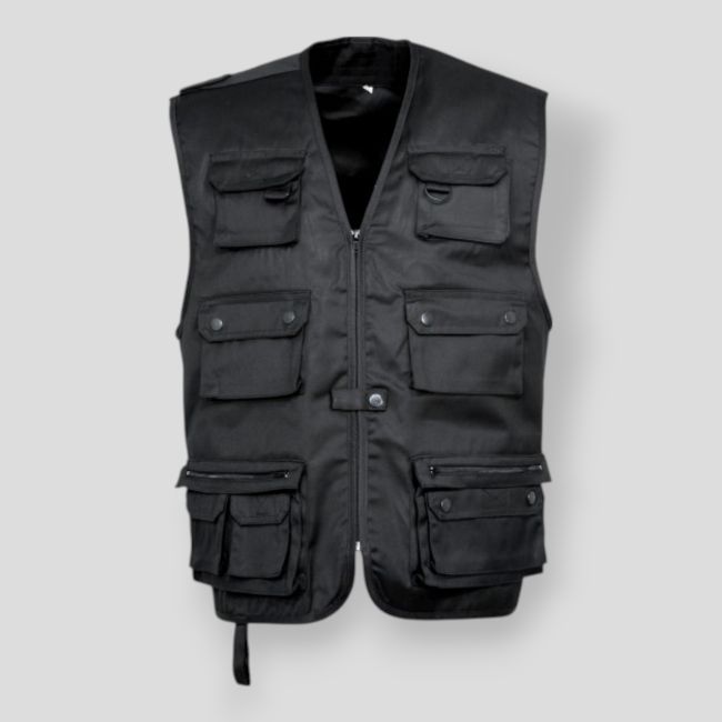 Reporter vest - Zwart - Idaho
