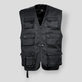 Gilet Reporter - Noir - Idaho