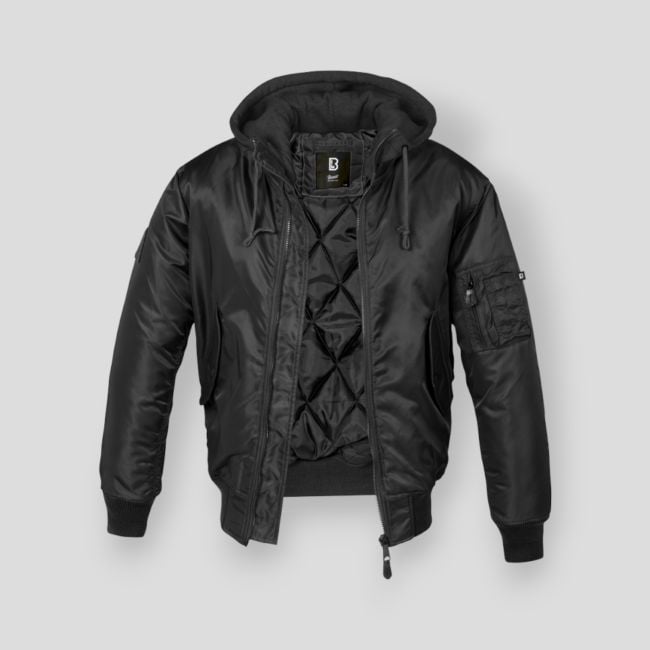 Chaqueta con capucha - Negra - Brandit Chaqueta con capucha - Negra - Brandit