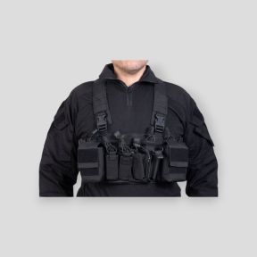 Chest Rig Force MK1 - Czarny - Delta Tactics