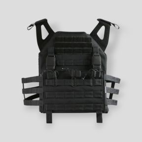 Gilet porte-plaque Buckle-tek - Noir - Kombat Tactical