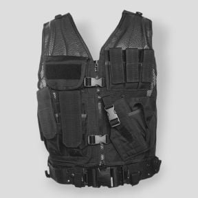 Gilet tactique USMC Noir - Miltec