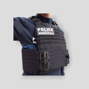 Quick Release Rider Plattenträger-Schutzweste NIJ IIIA Security mit weichen Platten - Le Protecteur