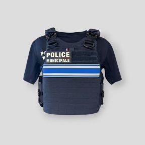 Housse de gilet pare-balles Quick Release Premium Police Municipale Unisexe - Le Protecteur