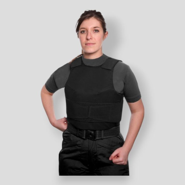 Fodera giubbotto antiproiettile One Plus senza velcro Donna - Nero - Le Protecteur