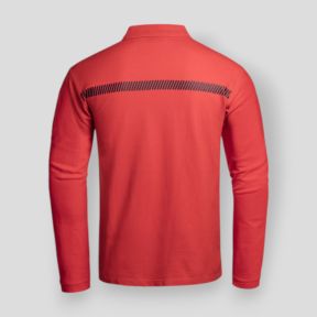 Langärmeliges Polo Feuerwehr Sécu-One - Rot - A10 Equipment