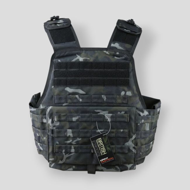 Chaleco de combate Molle Viking - BTP Negro - Kombat Tactical