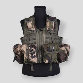 Modulare taktische Weste mit 8 Taschen - Camo CE - Mil-Tec