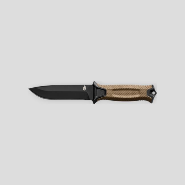 Faca Strongarm de lâmina lisa - Castanho Coyote - Gerber