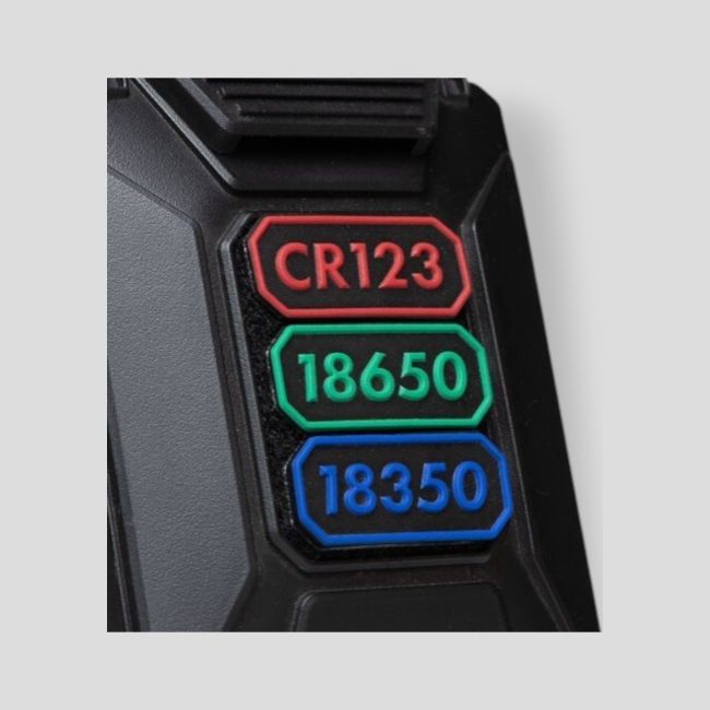 Batterie-Identifikations-Patches für CellVault und DarkVault - Schwarz - Thyrm
