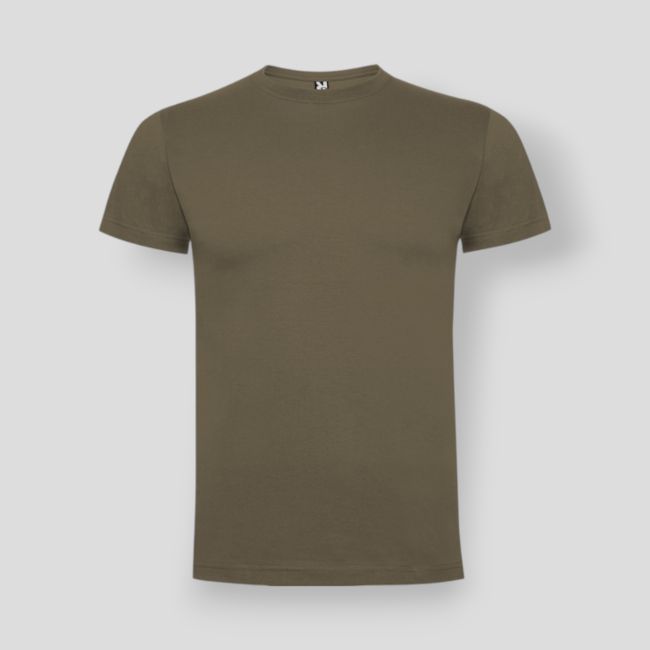 Kurzarm T-Shirt mit Rundhalsausschnitt Dogo Premium - Nussbraun - Roly