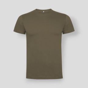 Kurzarm T-Shirt mit Rundhalsausschnitt Dogo Premium - Nussbraun - Roly