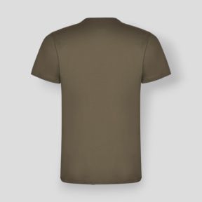 T-shirt korte mouwen ronde hals Dogo Premium - Notenhout - Roly