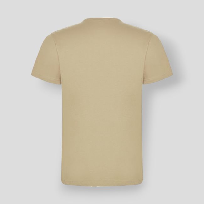 T-shirt z krótkimi rękawami okrągły dekolt Dogo Premium - Piaskowy - Roly