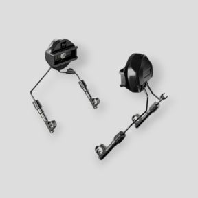 Système de fixation sur casque tactique pour casque anti-bruit Suprême T2/X2 BT - Noir - MSA Sordin