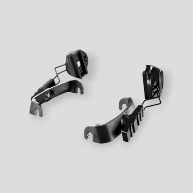 Achterste bevestigingssysteem op tactische helm voor gehoorbescherming Suprême T2/X2 BT - Zwart - MSA Sordin