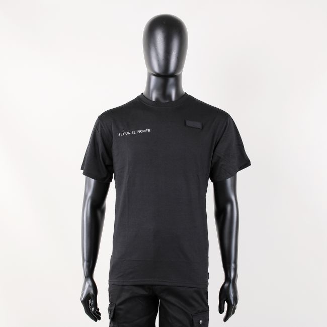 Camiseta retrorreflectante Seguridad Privada Negro Patrol Equipement