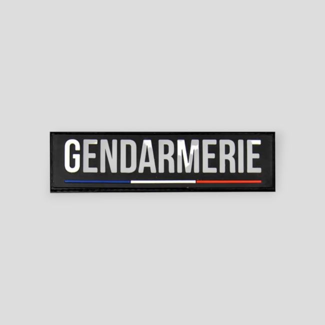 Parche velcro de goma GENDARMERÍA 11x3cm - GK