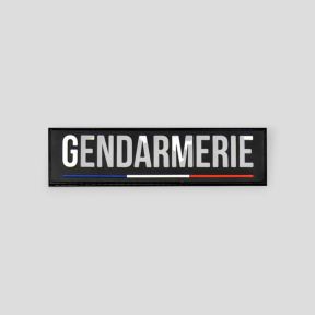 Parche velcro de goma GENDARMERÍA 11x3cm - GK